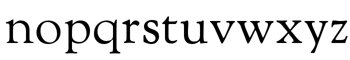 Sorts Mill Goudy Font LOWERCASE