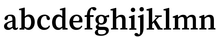 Source Serif Pro Semibold Regular Font LOWERCASE