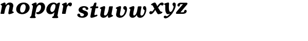 Souvenir Demi Italic Font LOWERCASE