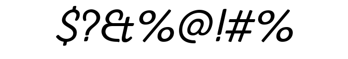 Sovba Regular Italic Font OTHER CHARS