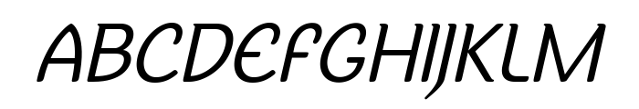 Sovba Regular Italic Font UPPERCASE