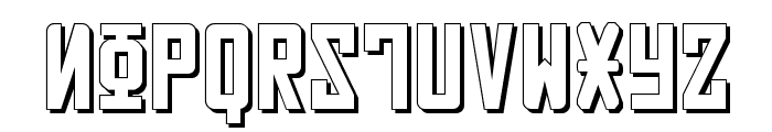 Soviet 3D Font UPPERCASE