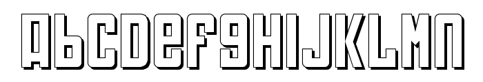 Soviet 3D Font LOWERCASE