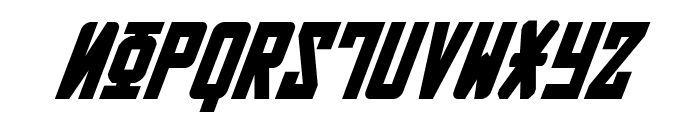 Soviet Bold Italic Font UPPERCASE
