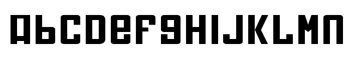 Soviet Expanded Font LOWERCASE