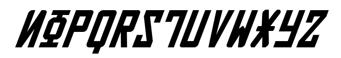 Soviet Italic Font UPPERCASE