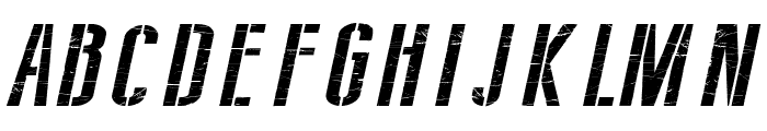 Soviet Style Italic Font LOWERCASE