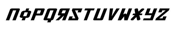 Soviet X-Expanded Italic Font LOWERCASE