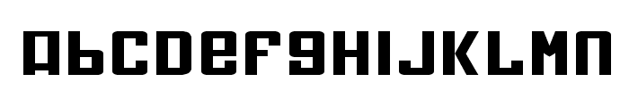 Soviet X-Expanded Font LOWERCASE