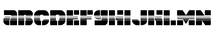 Space Cruiser Halftone Font LOWERCASE