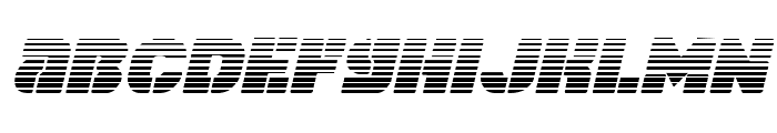 Space Cruiser Scanlines Italic Font LOWERCASE