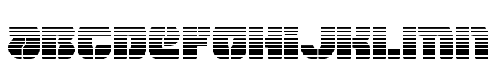 Space Cruiser Scanlines Font UPPERCASE