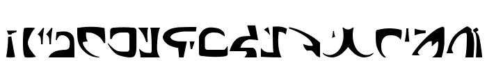 Space Encounter Font LOWERCASE