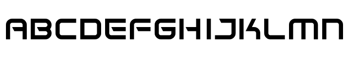 Space Frigate Font UPPERCASE