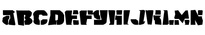 Space Junker Font LOWERCASE