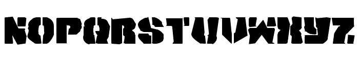 Space Junker Font LOWERCASE