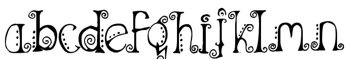 Spahrty Girl Font LOWERCASE