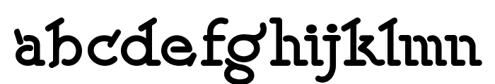 Speedball No 2 Bold NF Font LOWERCASE