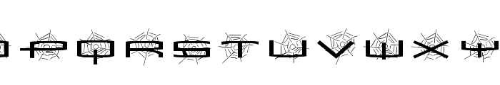 SpiderishFS-Bold Font LOWERCASE