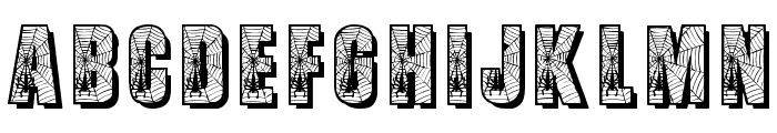 Spiderman Font UPPERCASE