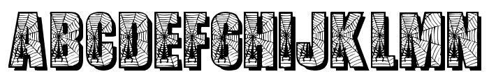 Spiders Font UPPERCASE