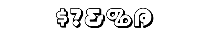 SpinCycle3DOT Font OTHER CHARS