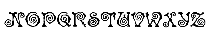 Spiral ST Font UPPERCASE