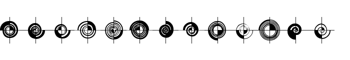 SpiralusKrux Font LOWERCASE