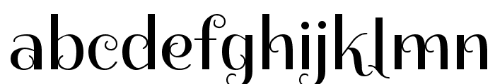Spirax-Regular Font LOWERCASE