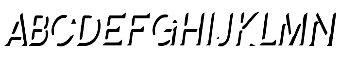 SplendidStencil-Regular Font LOWERCASE