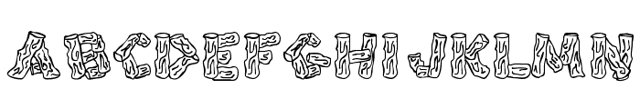 Splinters JL Font LOWERCASE