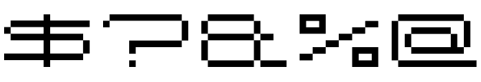 SpreadBitA10 Font OTHER CHARS