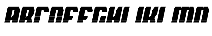 Spyh Vent Italic Font LOWERCASE