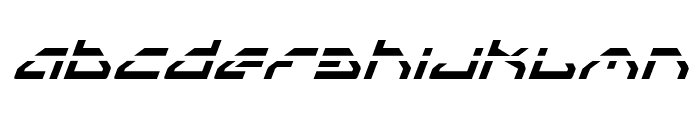 Spylord Laser Italic Font LOWERCASE