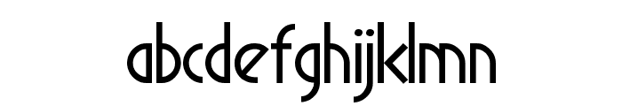 Spyrogeometric Font LOWERCASE