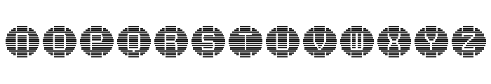 speaker grill Regular Font LOWERCASE