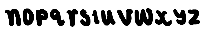 SQUISHED + FAT Font LOWERCASE