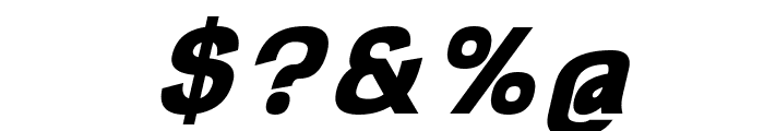 Square Antiqua Bold Oblique Font OTHER CHARS