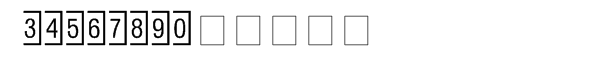 Square Frame™ Font LOWERCASE