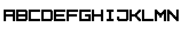 Square Pixel-7 Font UPPERCASE