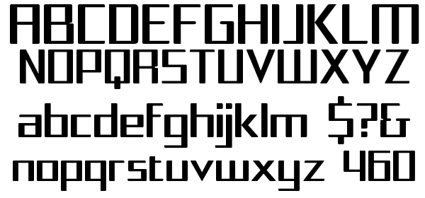 Square Font LOWERCASE