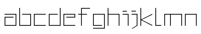 Squared Display Font LOWERCASE