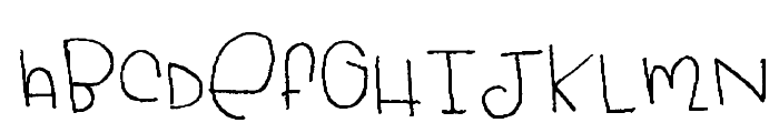 SS Fun Font UPPERCASE