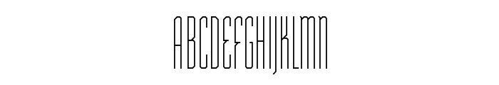 ST Moviehead Ultra-condensed Medium Font UPPERCASE