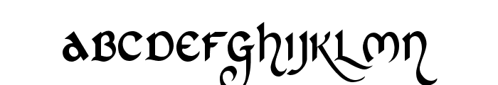 St Charles Thin Font LOWERCASE