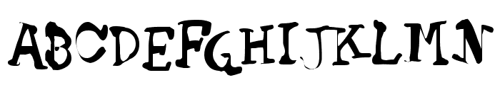 Staggering Bob Font UPPERCASE