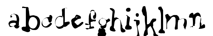 Staggering Bob Font LOWERCASE