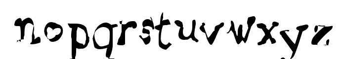 Staggering Bob Font LOWERCASE