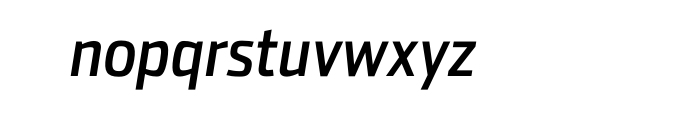 Stainless Condensed Regular Italic OT Font LOWERCASE