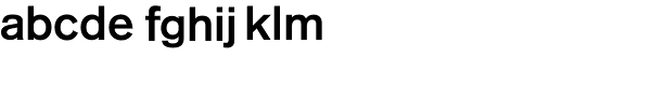 Standard CT Medium Font LOWERCASE